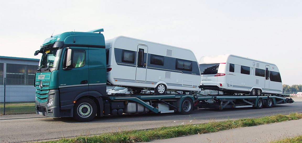 Transportation of caravans